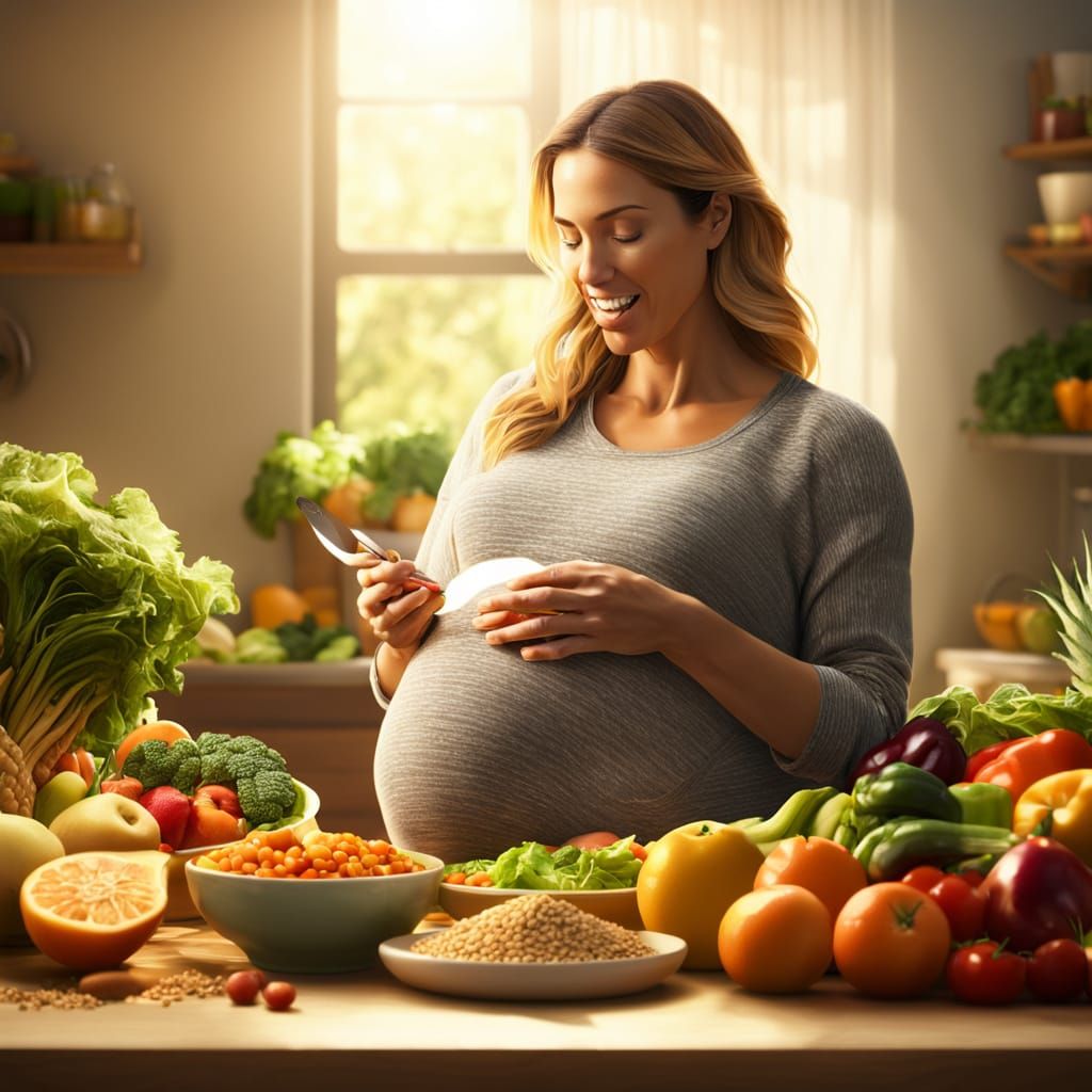 Healthy Eating: A Vibrant Digital Art Concept