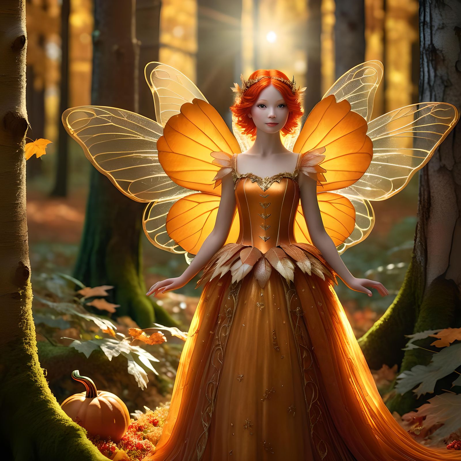 Autumn fairy queen
