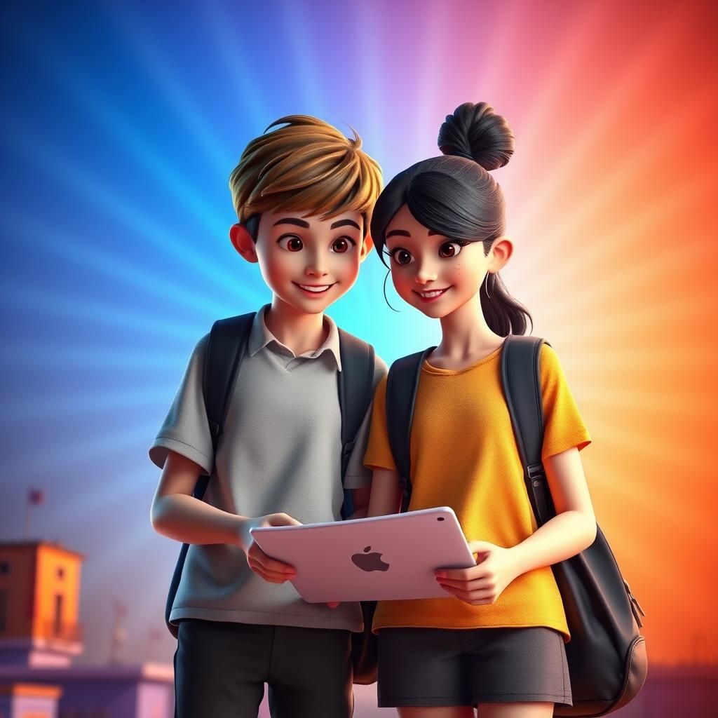 Students Collaborate on Project in Pixar Movie Style