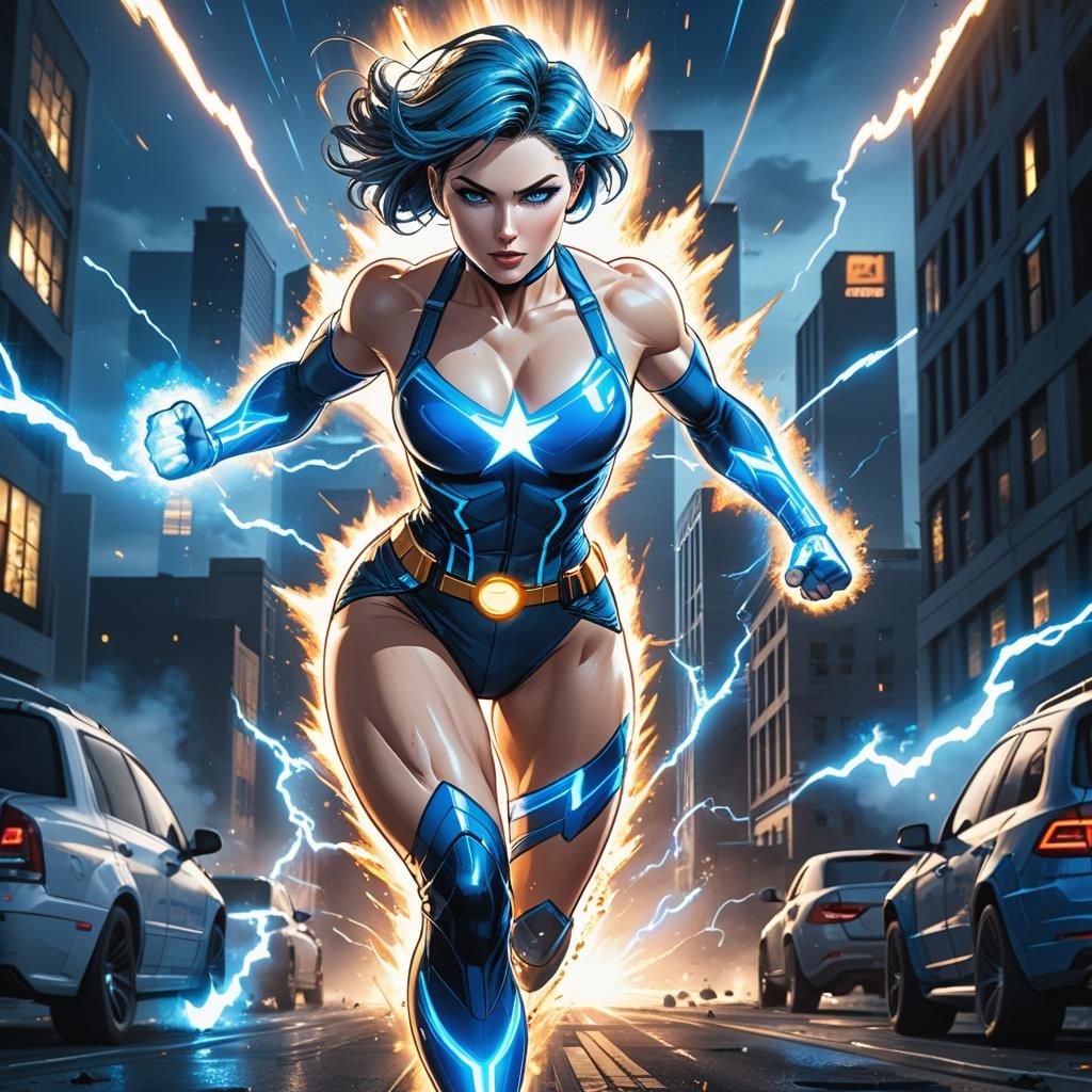 Speedster Superhero, battle for New York