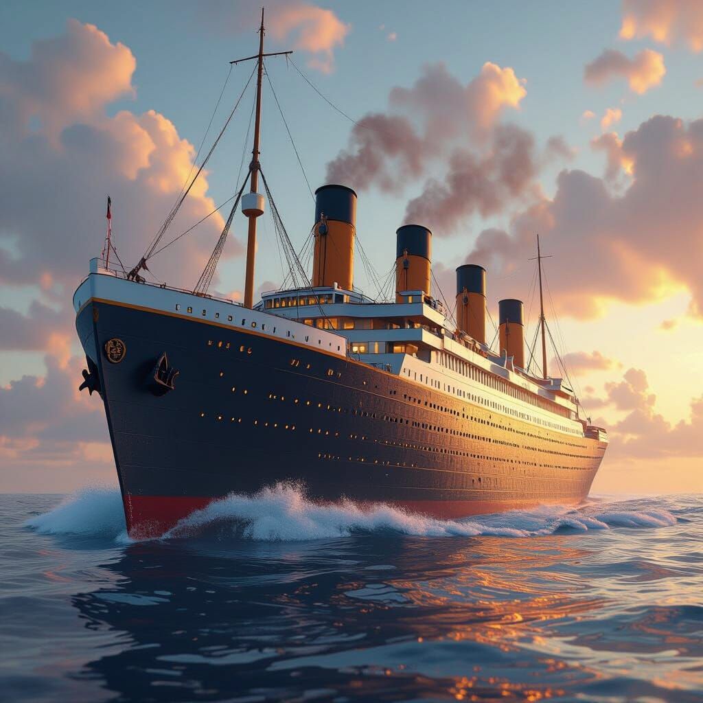 Titanic: Detailed Matte Painting in Deep Color