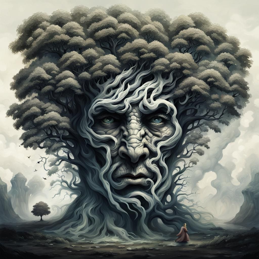 Tree Hairstyle Tough Guy