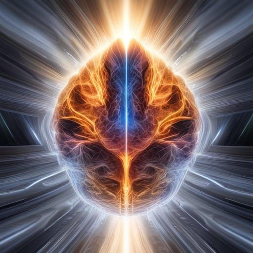 Electrical Surreal Brain with Cosmic Rays