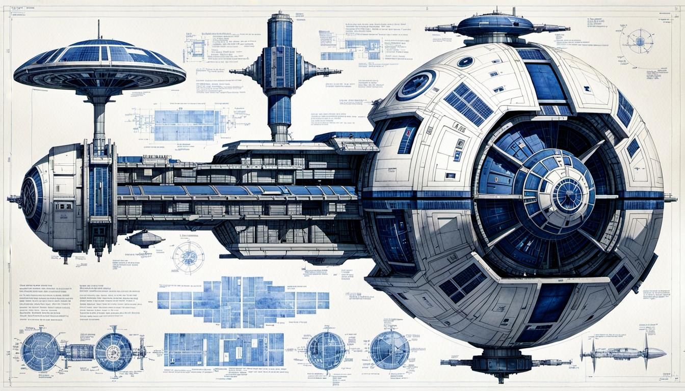 Star Wars Era Space Station Blueprint
