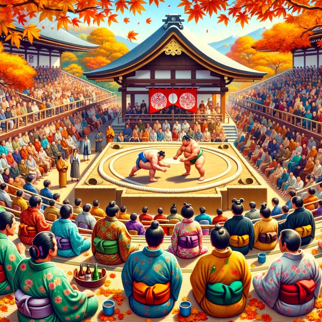 Aki Basho: Sumo Tournament in Autumn