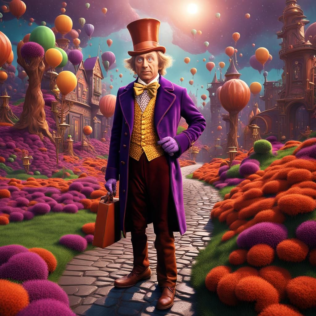 Willy Wonka and Oompa Loompa: Fantasy Concept Art