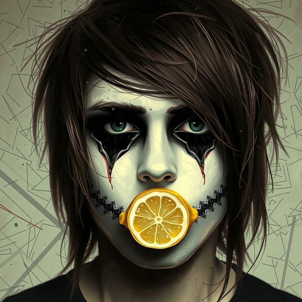 Surreal Floating Lemons Still Life in Dreamlike Style