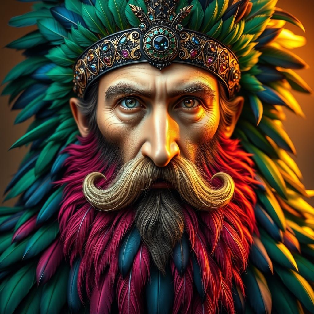 feather beard