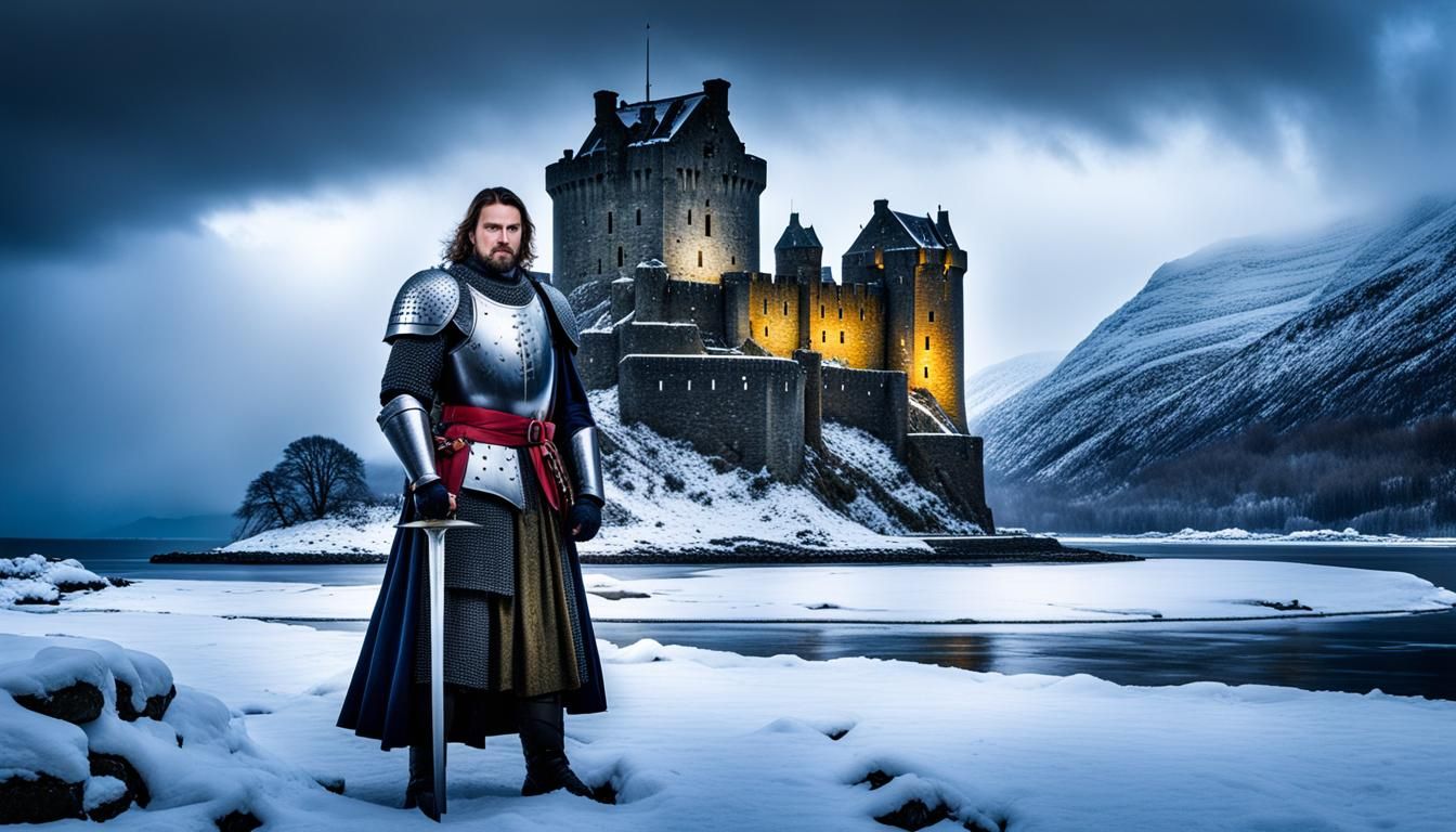 13th Century Scottish Knight at Eilean Donan Castle