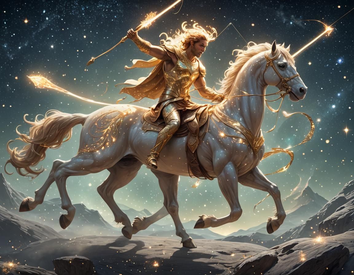 Radiant Centaur Galloping in Galactic Space