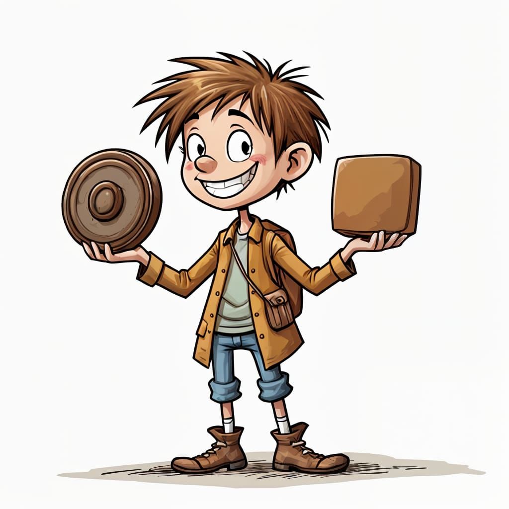 Mischievous Adventurer Demonstrates Whimsical Geometry