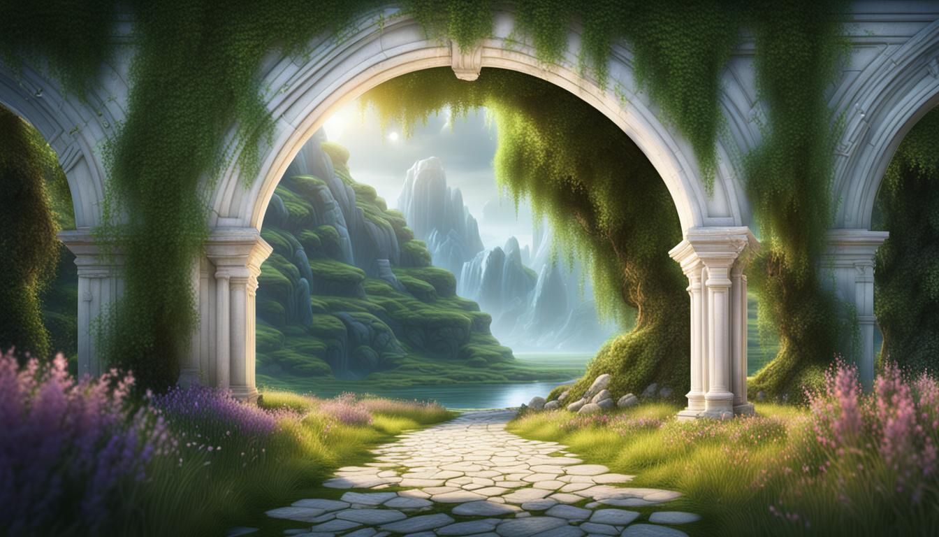 Enchanting Archway to a Fantasy Realm