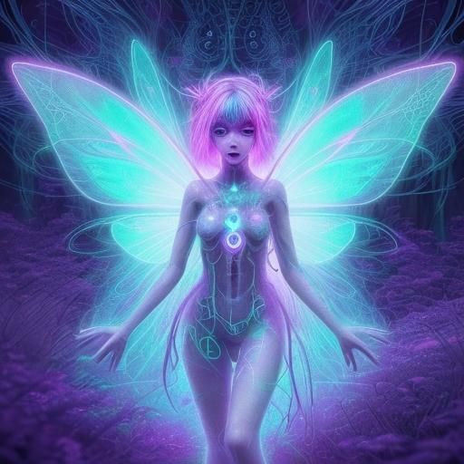 Bioluminescent Ethereal Fairy