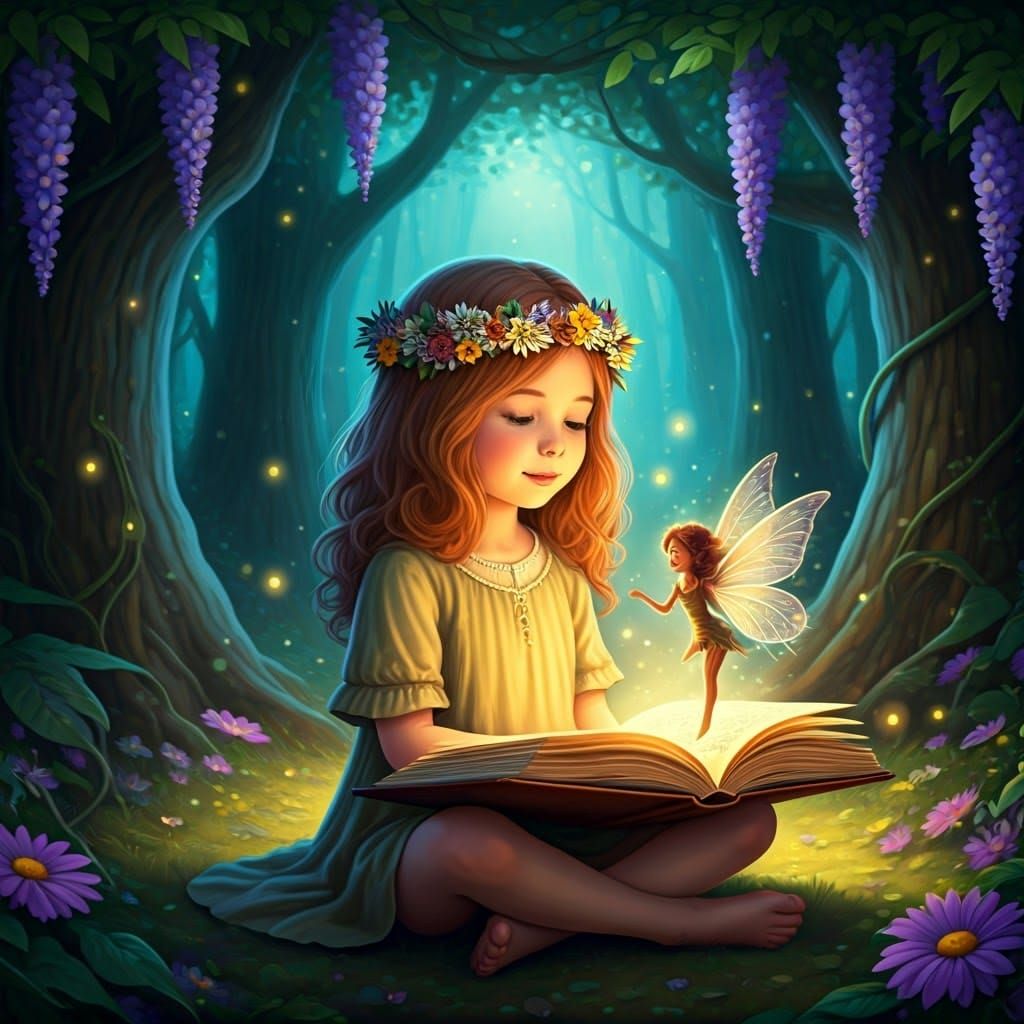 Enchanting Fairy Tale Scene in Dreamy Style