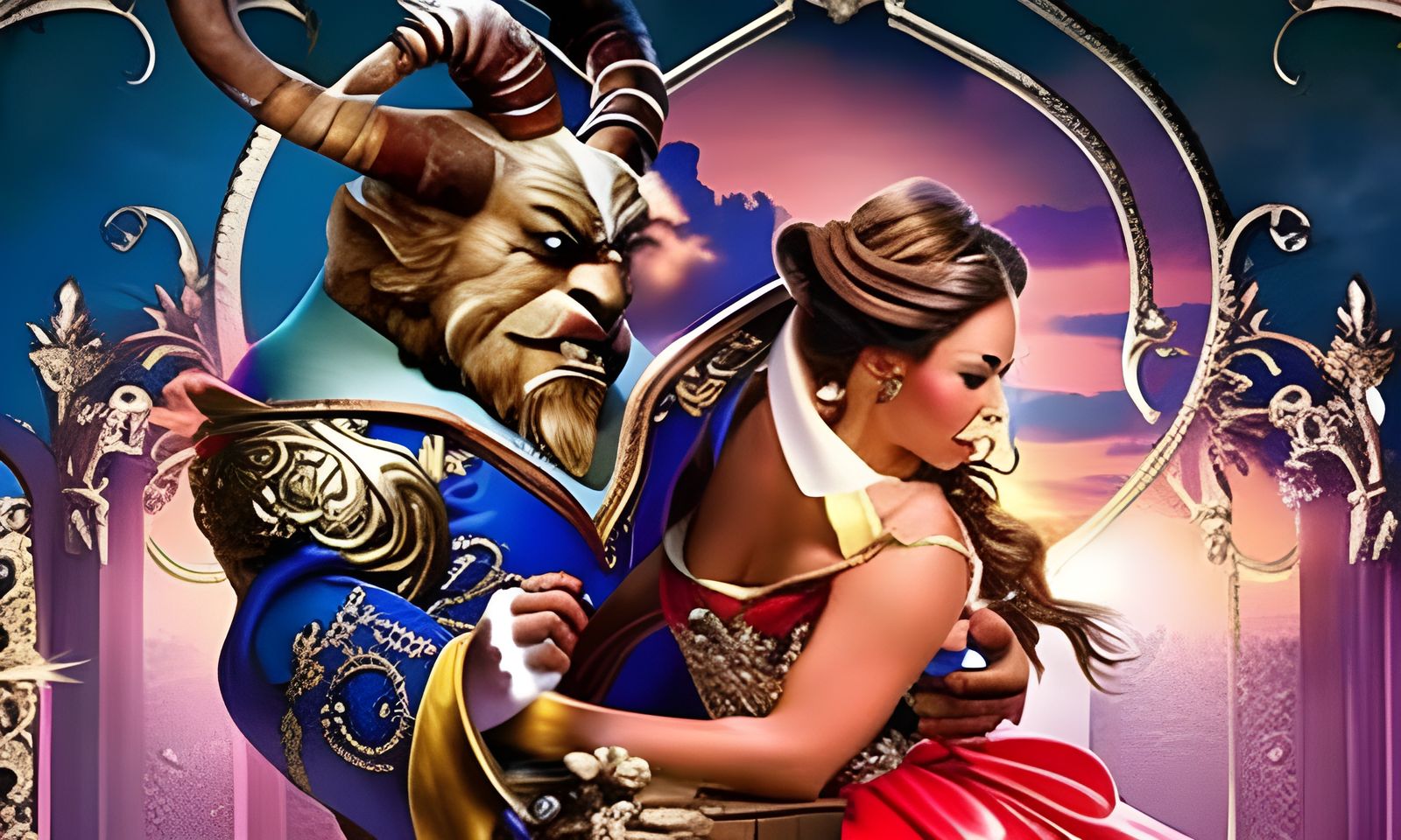 AI Image of Beauty and the Beast