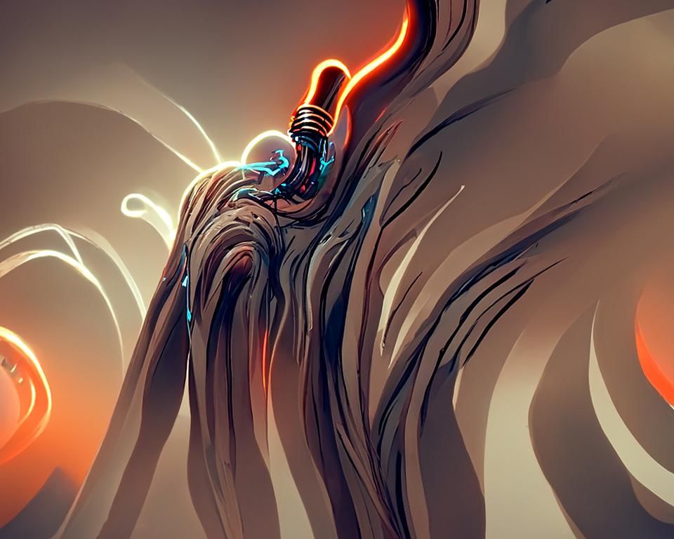 Energy Sapped: Digital Art in Mumford Style