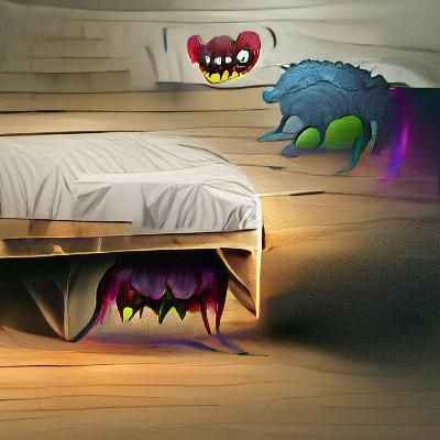 Friendly Monsters Under the Bed