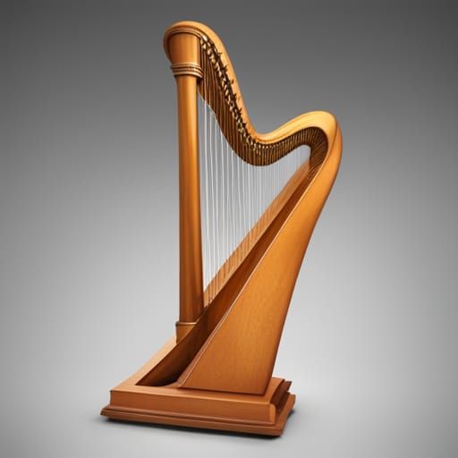 Simple Image of a Harp