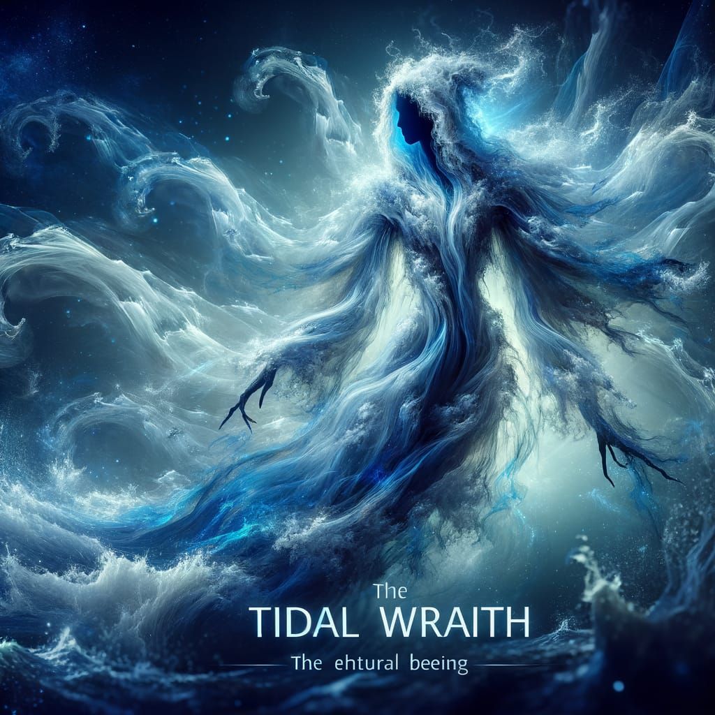 Ethereal Tidal Wraith: A Fantasy Ocean Spirit