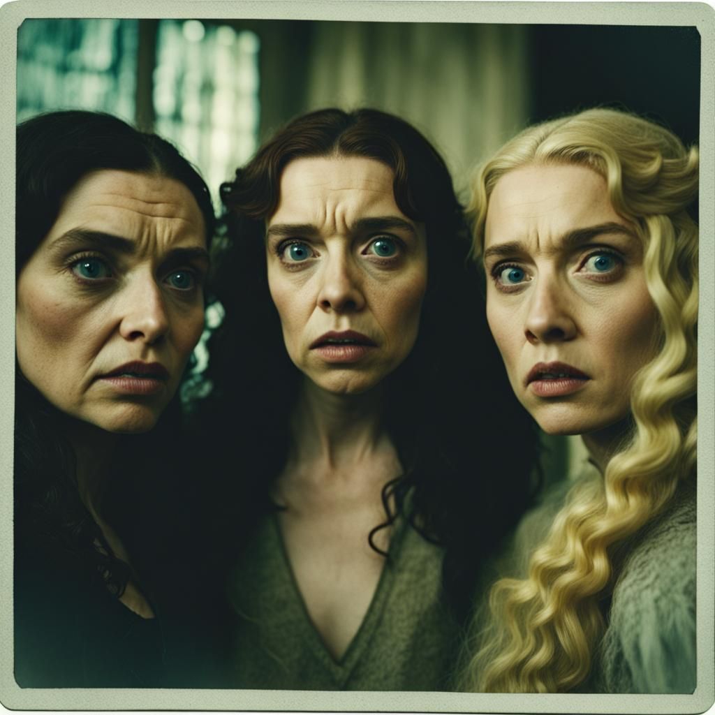 Game of Thrones Women: Shocked Polaroid Photo