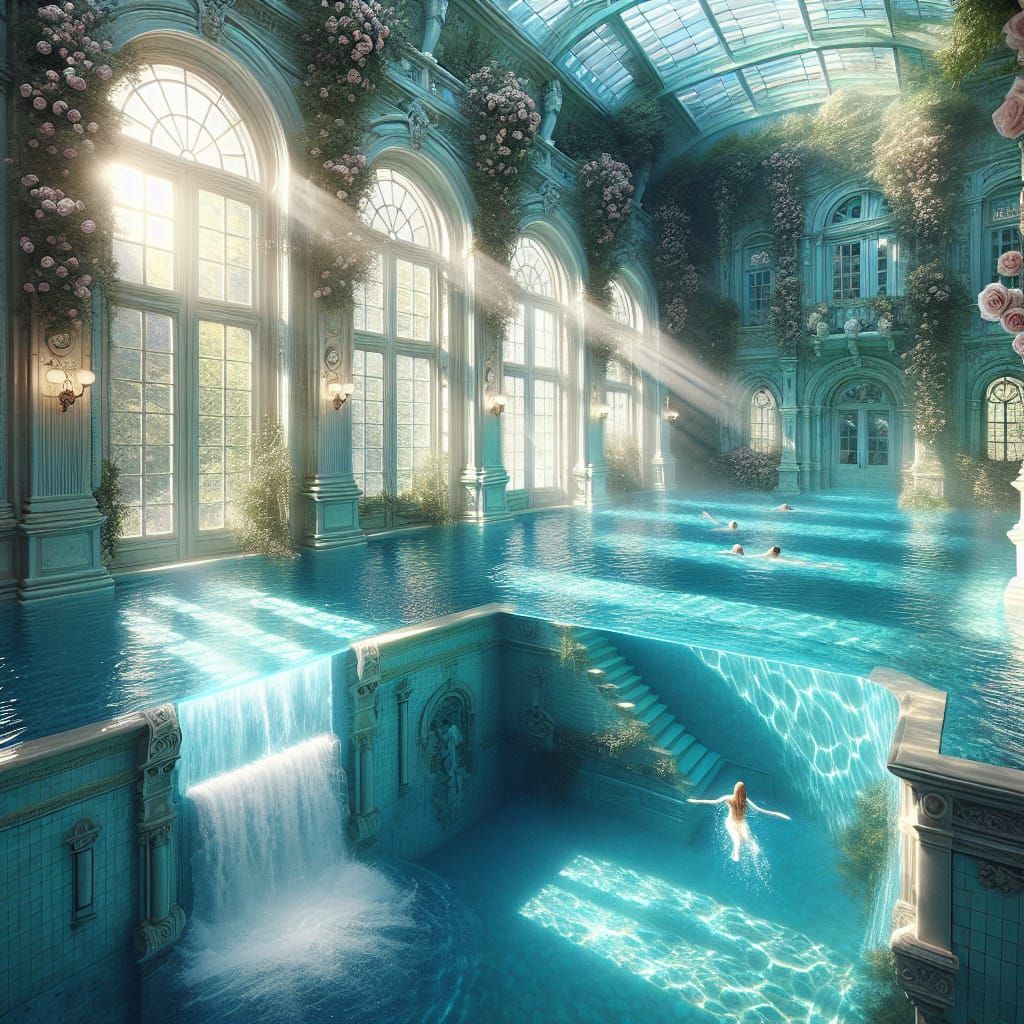 Dreamy Victorian Pool Oasis