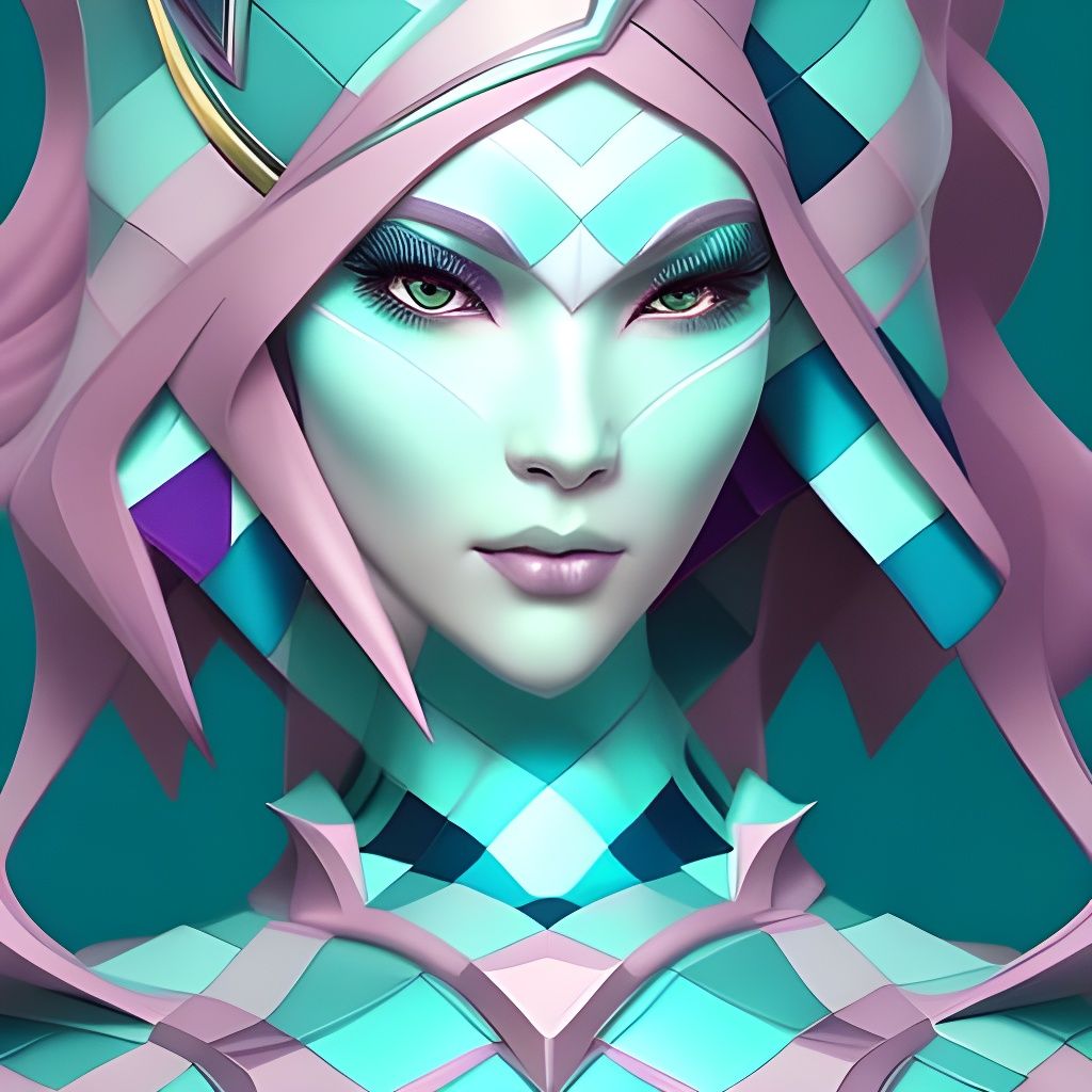 Whimsical Elf Woman Portrait in Artgerm Style