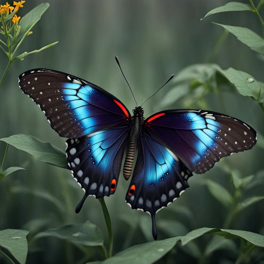Colorful Butterfly Generated by AI