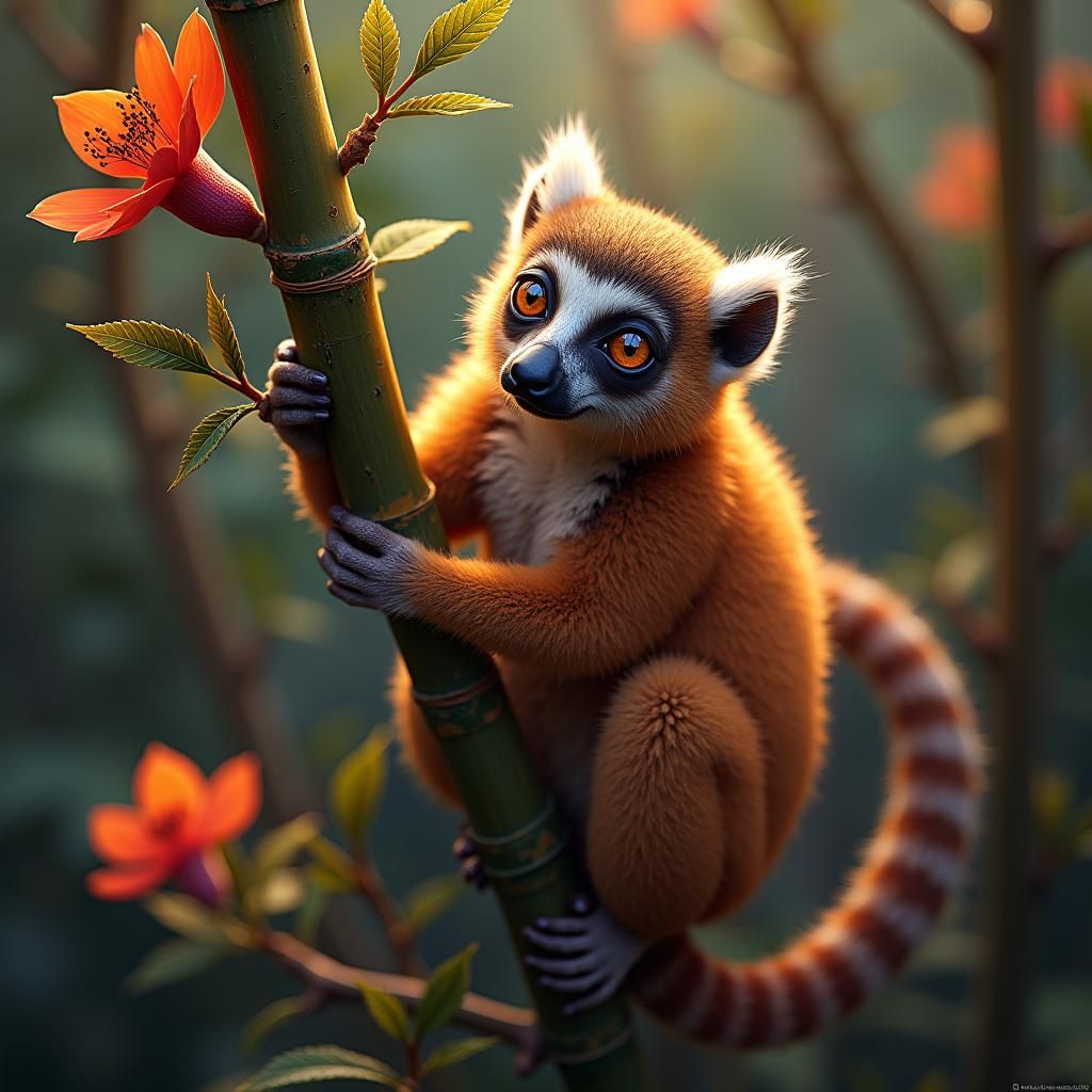 Madagascar Lemur Forest