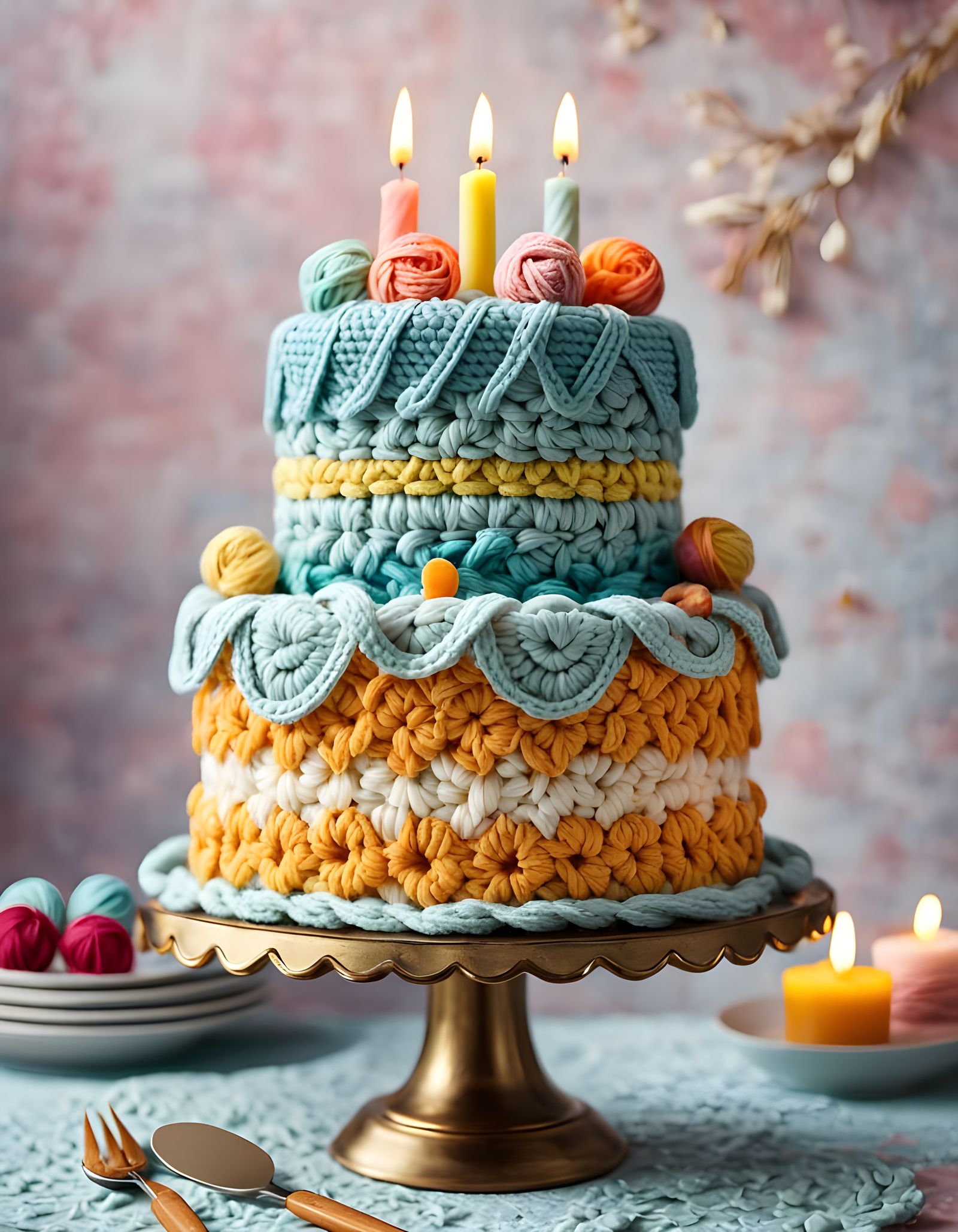 Happy crochet party