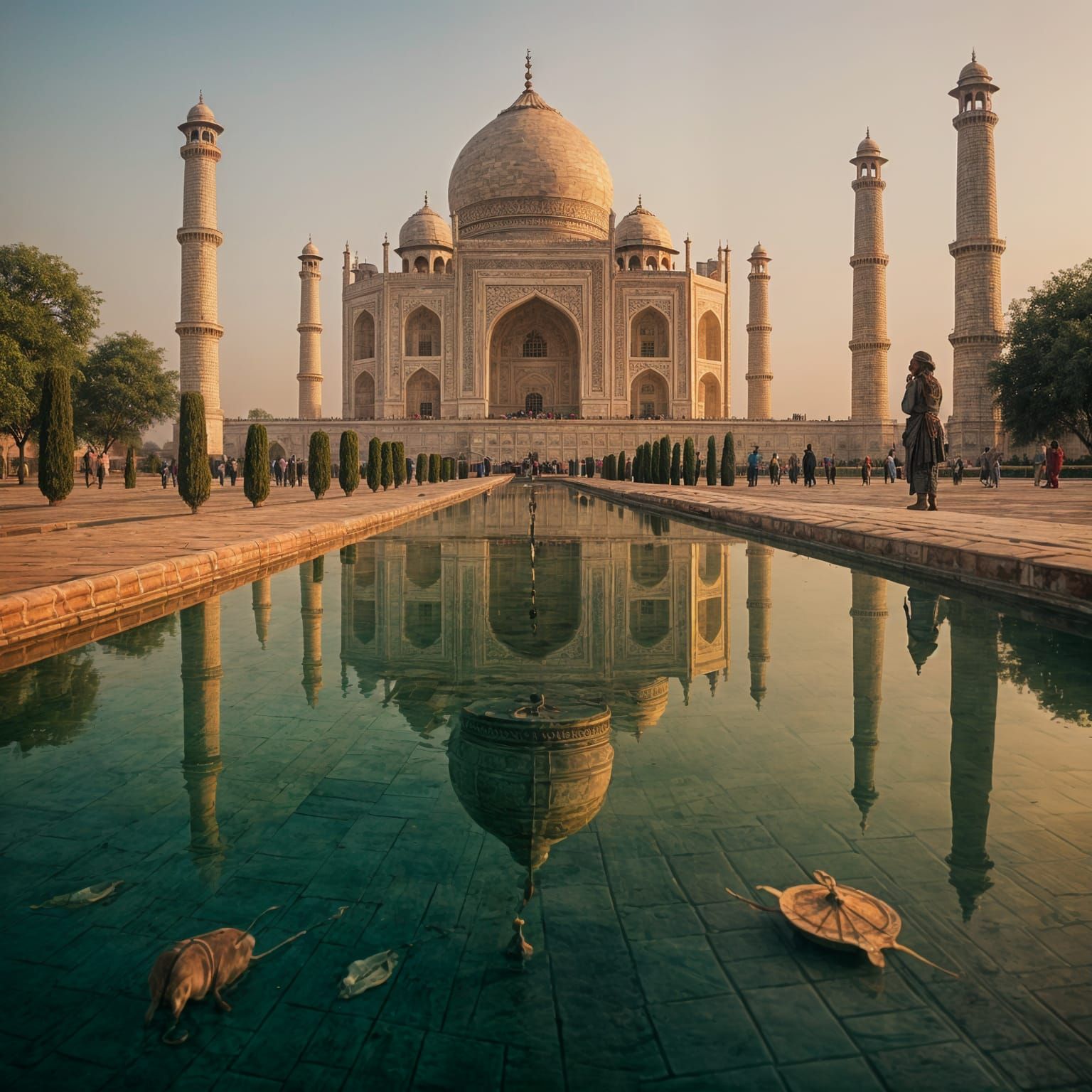 Taj Mahal, India: Professional Photography with Bokeh