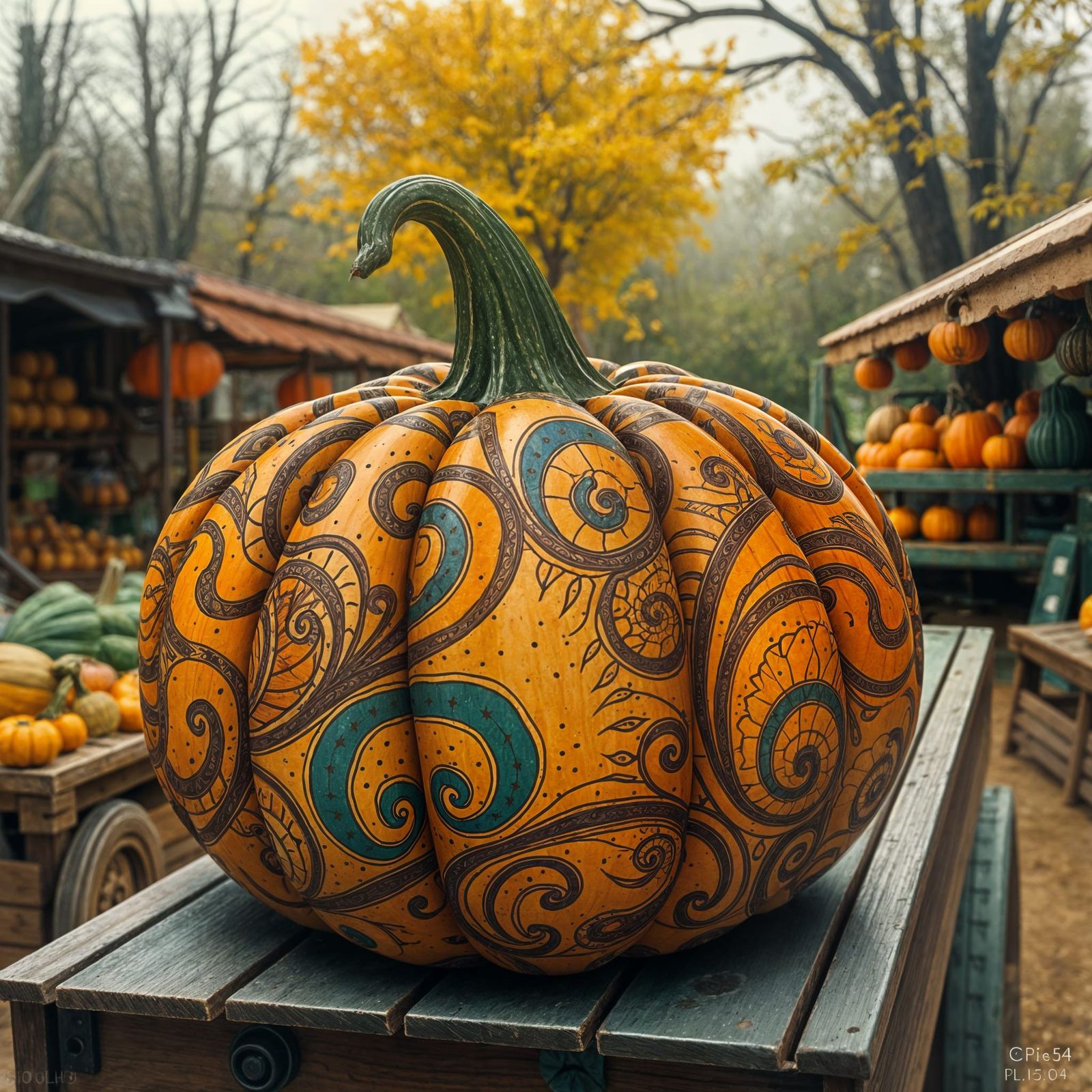 Macro Gourd Photography with Bokeh