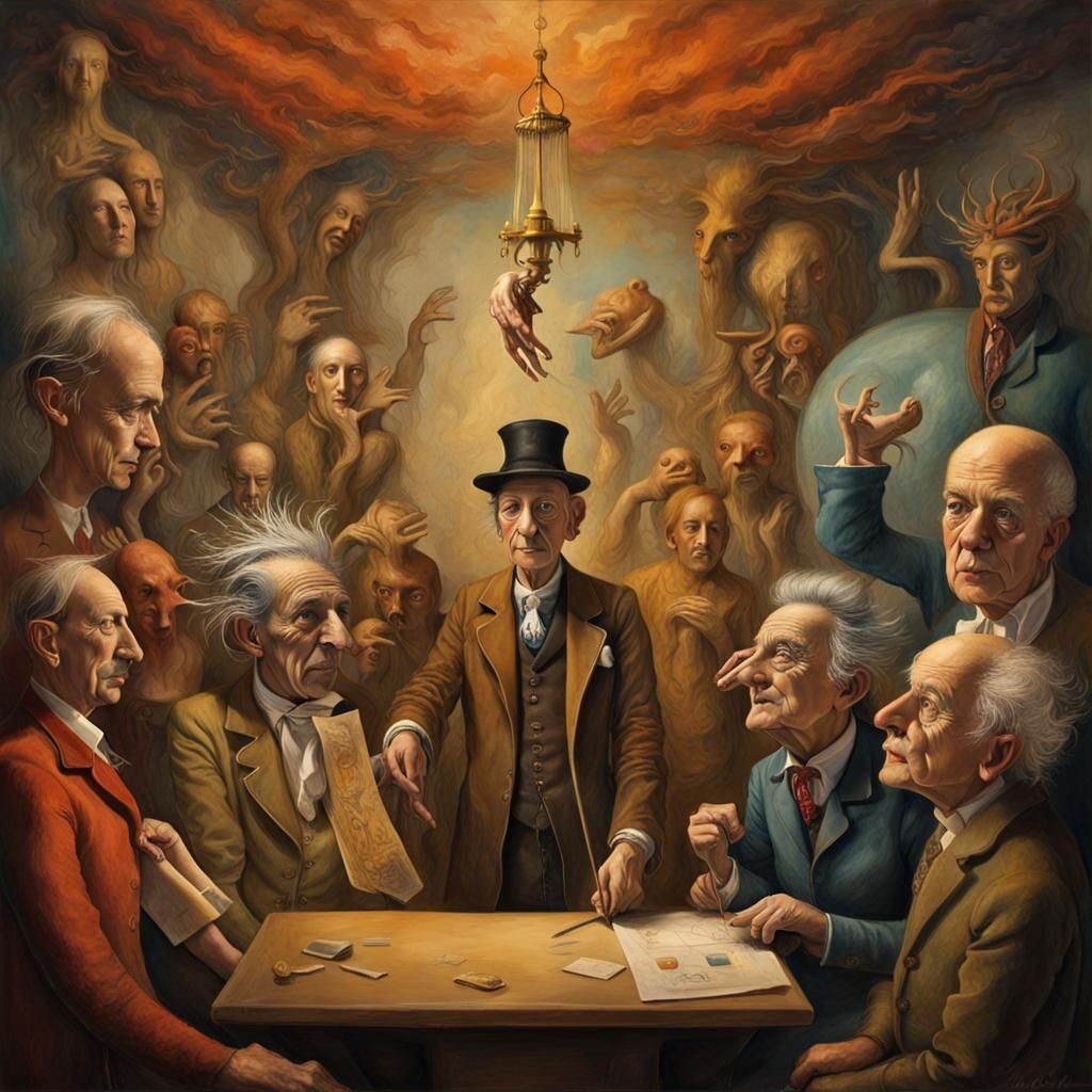 Surreal Dreamscape: A Dark Fantasy Masterpiece