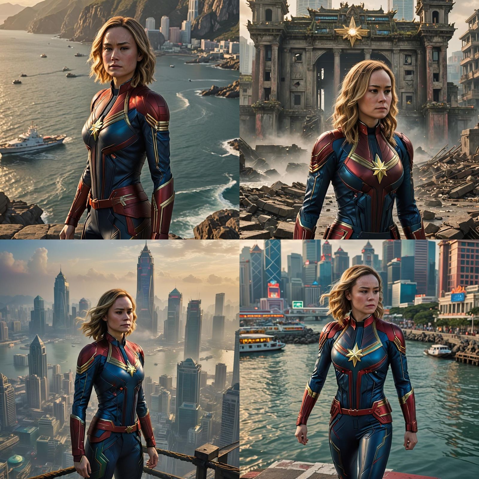 Captain Marvel Crown Braid in Macau: Fantasy Art