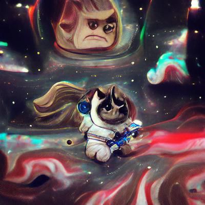 Grumpy Cat Ventures Into Deep Space