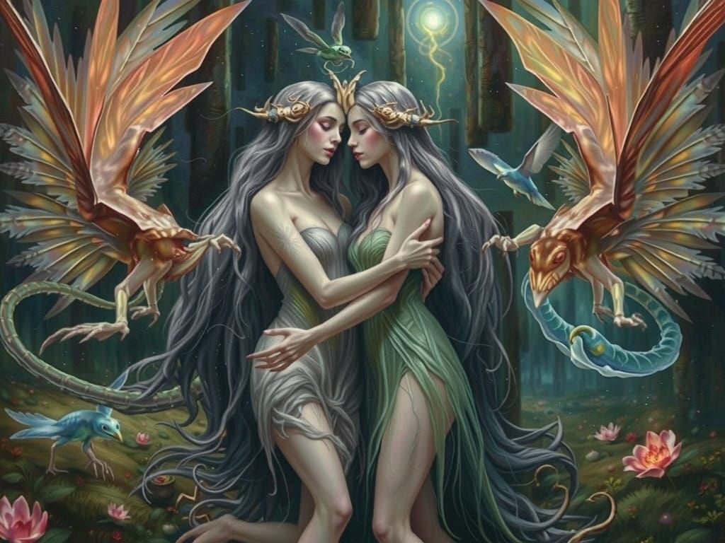 Cosmic Gods Clash in a Dreamscape Battleground