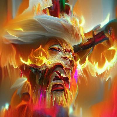 Fire Priest Burning with Rage