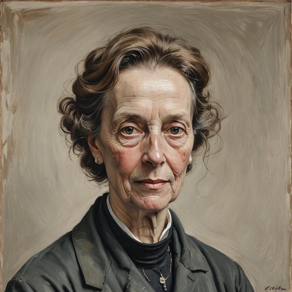 Eccentric Artist Portrait