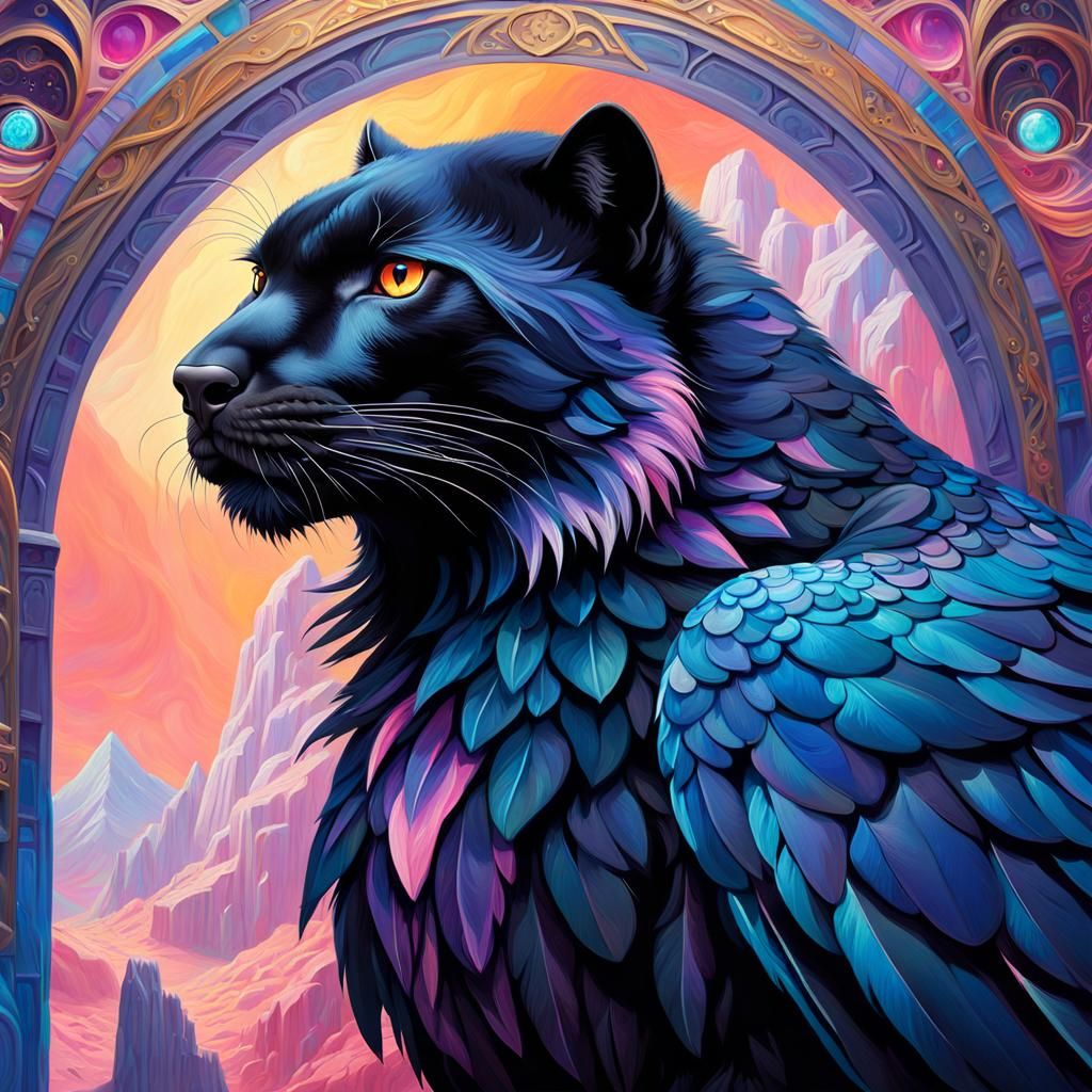 Opal Portal Opens for Hybrid Creature Portrait