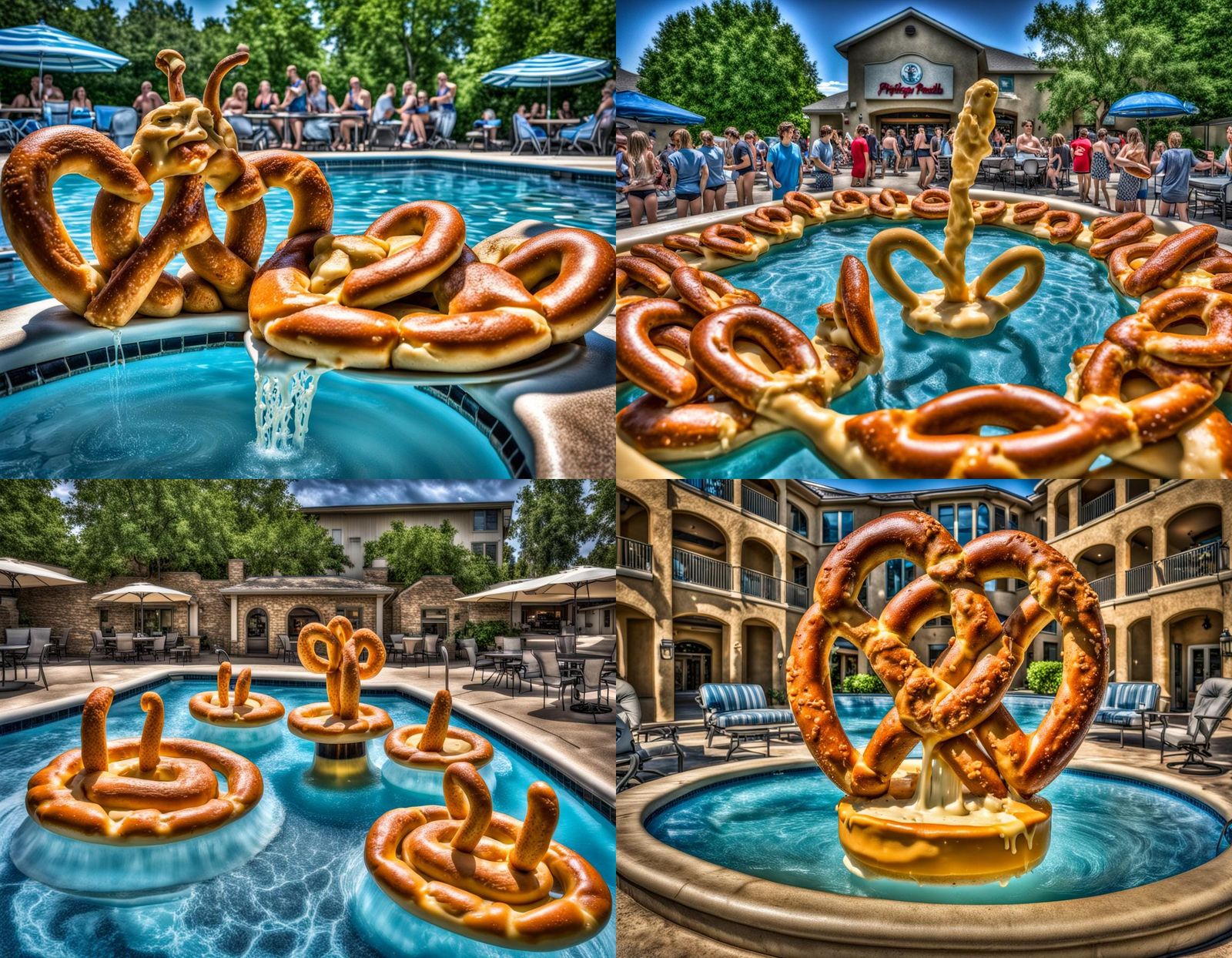 Pretzel People's Hummus and Cheese Pool Party