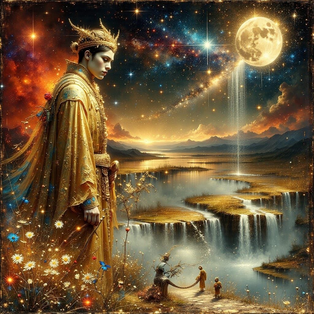 Abstract AI Art: A Study in Imagination