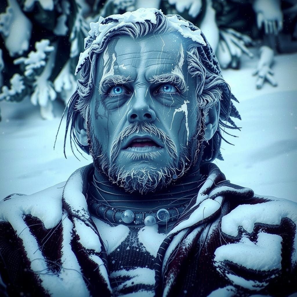 Frozen Jack Torrance in Epic Cinematic Style