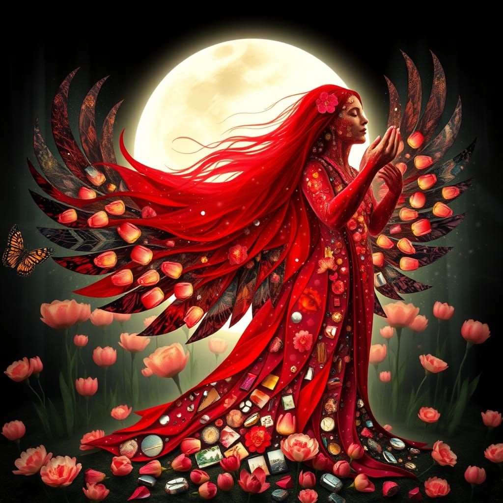 Surreal Goddesses of Spring and Winter Unite in Whimsical, D...