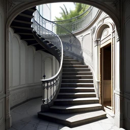 escalier vers le paradis alors qu'il s'agit en réalité d'un ...