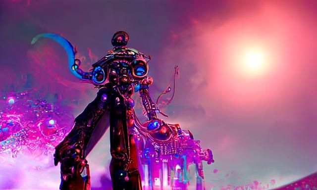 Clockwork Techno-Spirit in Astral Space: Steampunk Digital A...