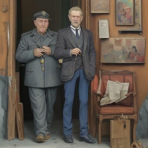 Locksmith Vasya's Divorce: Expressionist Portrait