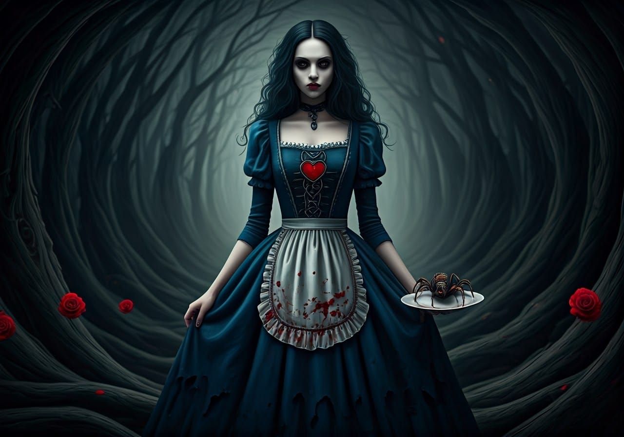Dark Alice in Gothic Fantasy