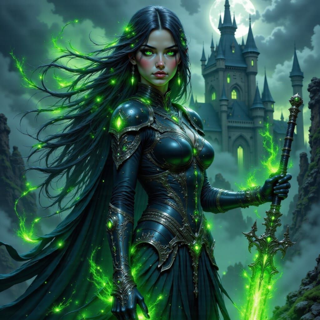 Green sorceress
