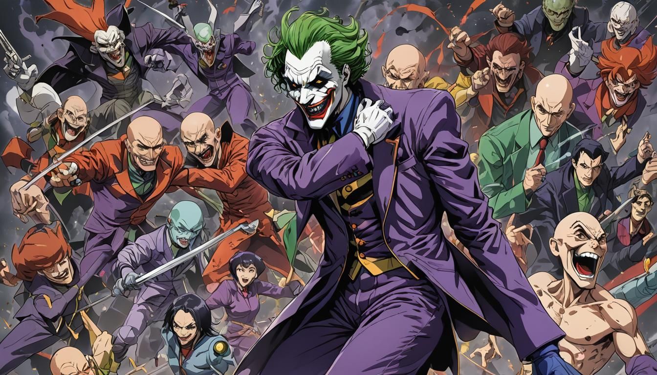 Anime Villains: Joker vs Dr. Evil Battle