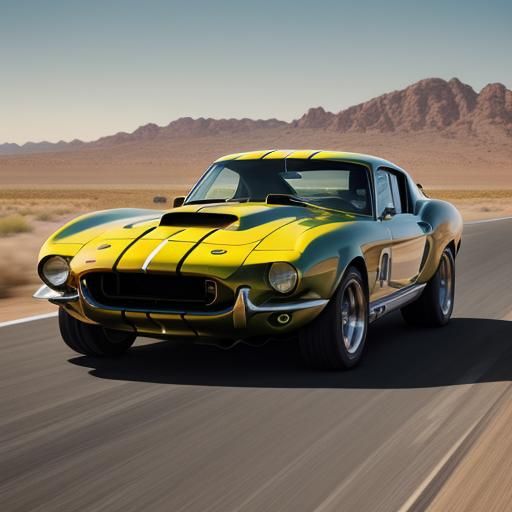 1965 Shelby Daytona Races Desert Highway