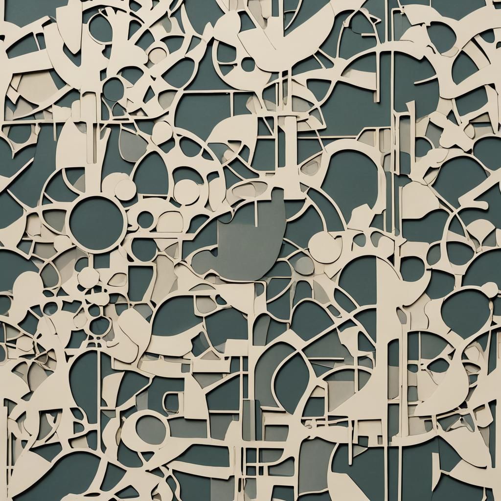 Art Moderne Geometric Cutout Design